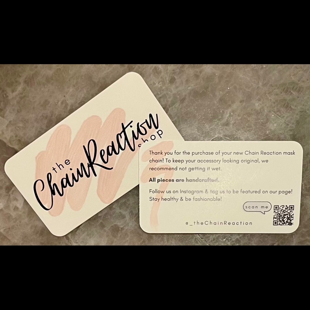 Geometric Mask Chain - Picture 3 of 3